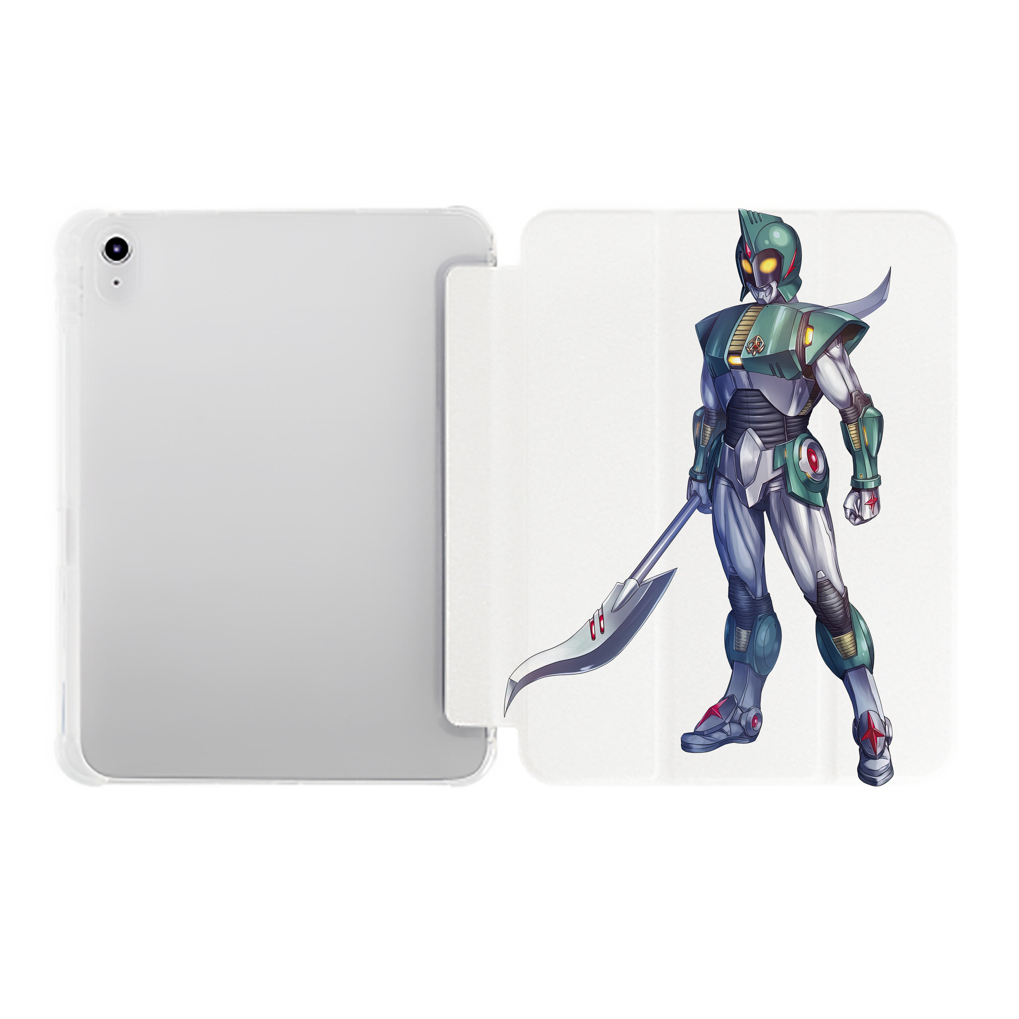 （画像用） ウルトラマン Ultraman IPad ケース ペン収納付き 三つ折りスタンド PUレザー×シリコン 対応機種9.5/10.5/10.9インチ